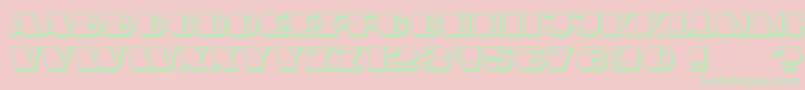 More about MafiaHollow Font MafiaHollow Font – Green Fonts on Pink Background