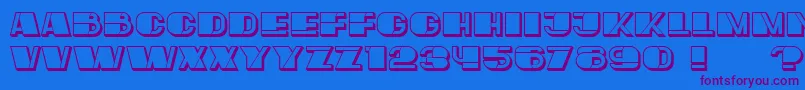 More about MafiaHollow Font MafiaHollow Font – Purple Fonts on Blue Background