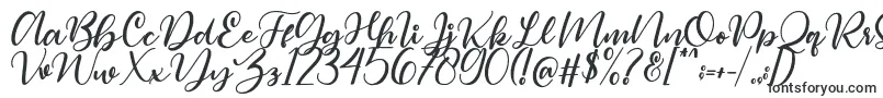 Шрифт Magelove – каллиграфические шрифты