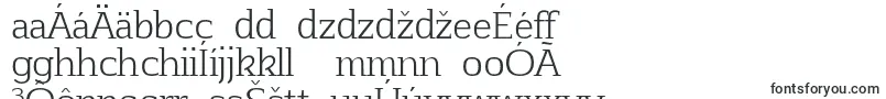 AftaserifthinRegular Font – Slovak Fonts