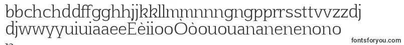AftaserifthinRegular Font – Creole Fonts