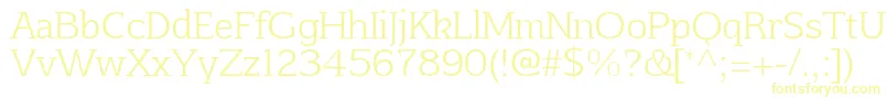 AftaserifthinRegular Font – Yellow Fonts