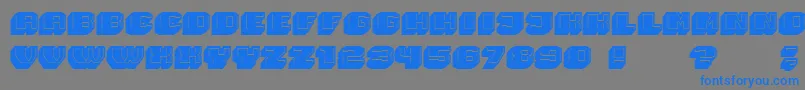 fuente Magia 3D – Fuentes Azules Sobre Fondo Gris