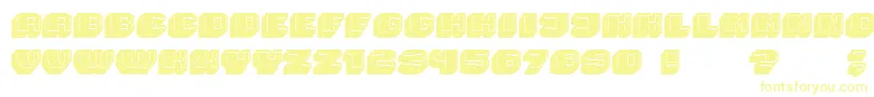フォントMagia 3D – 黄色のフォント