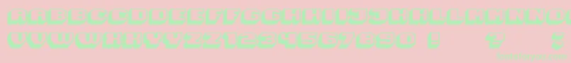 More about Magia 3DHollow Font Magia 3DHollow Font – Green Fonts on Pink Background