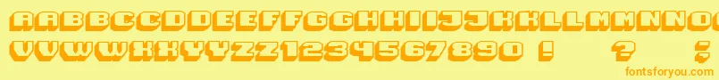 More about Magia 3DHollow Font Magia 3DHollow Font – Orange Fonts on Yellow Background