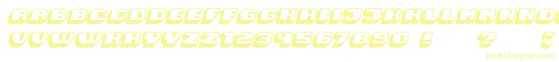 Magia 3DHollowItalic Font – Yellow Fonts