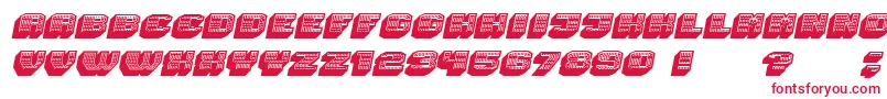 Magia 3DNeonItalic Font – Red Fonts