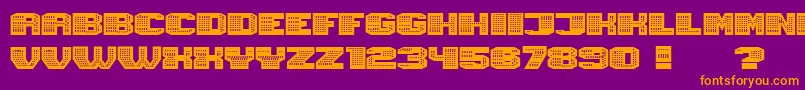 More about Magia Neon Font Magia Neon Font – Orange Fonts on Purple Background