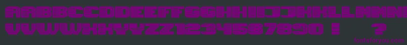 Шрифт Magia Neon – фиолетовые шрифты на чёрном фоне