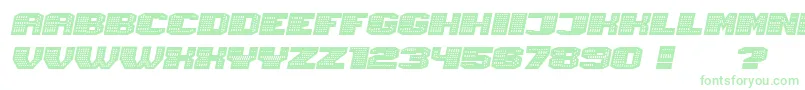 fuente Magia NeonItalic – Fuentes Verdes Sobre Fondo Blanco