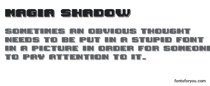 Review of the Magia Shadow Font