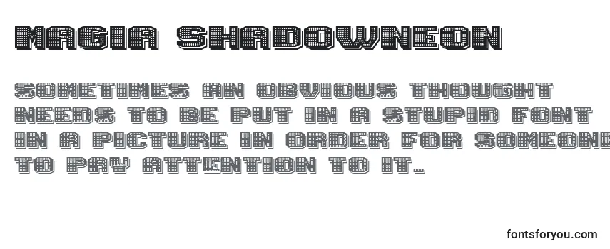 Шрифт Magia ShadowNeon