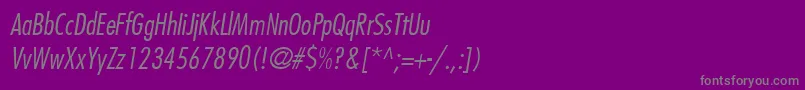More about KudosLightCondensedSsiNormal Font KudosLightCondensedSsiNormal Font – Gray Fonts on Purple Background