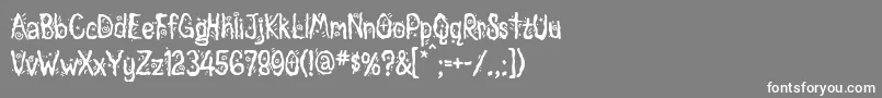 フォントMagician – 灰色の背景に白い文字