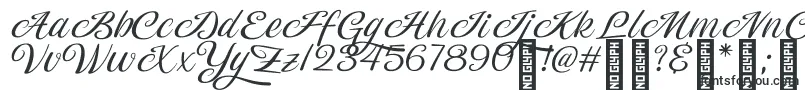 Magiera Script-fontti – Käsinkirjoitetut fontit