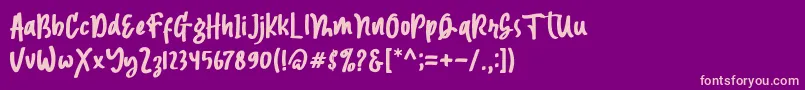 More about Magnetto Font Magnetto Font – Pink Fonts on Purple Background