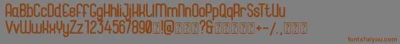 En savoir plus sur la police Magneum Police Magneum – polices brunes sur fond gris