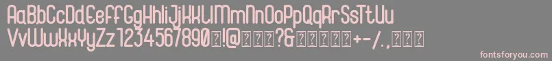 Magneum Font – Pink Fonts on Gray Background