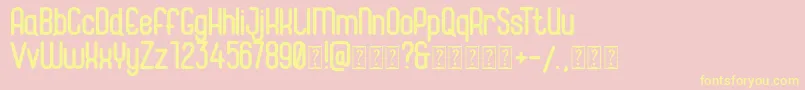 En savoir plus sur la police Magneum Police Magneum – polices jaunes sur fond rose