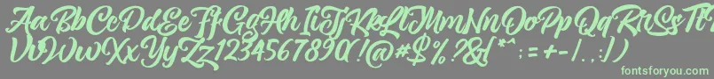 Saiba mais sobre a fonte magnison Script Free Fonte magnison Script Free – fontes verdes em um fundo cinza