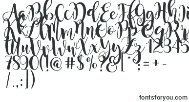 magnolia sky font – stretched Fonts