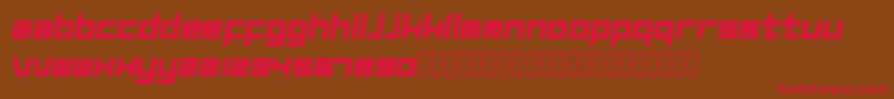 Magz Font – Red Fonts on Brown Background