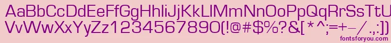 Europe Font – Purple Fonts on Pink Background