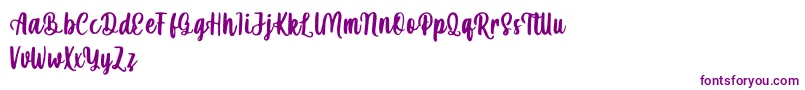 mahira demo-Schriftart – Violette Schriften