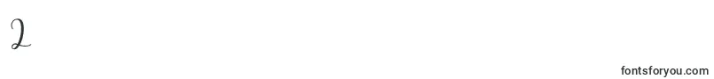 mahligai-Schriftart – Schriften für die Ziffer 2