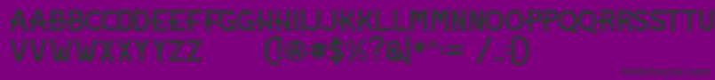 Maigreds Font – Black Fonts on Purple Background