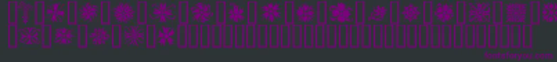 Ornamenter2 Font – Purple Fonts on Black Background