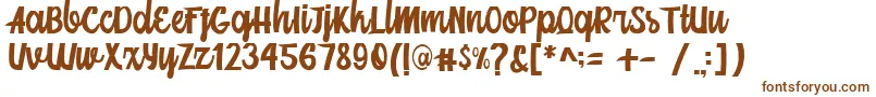 Mainstream Script Font – Brown Fonts