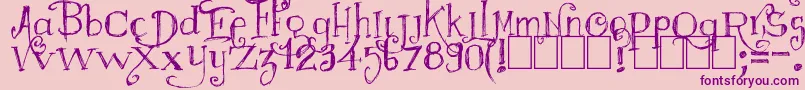 Más sobre la fuente Majestrick fuente Majestrick – Fuentes Moradas Sobre Fondo Rosa