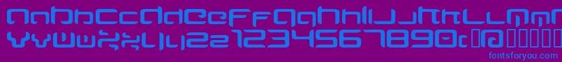 More about MAJIRG Font MAJIRG Font – Blue Fonts on Purple Background