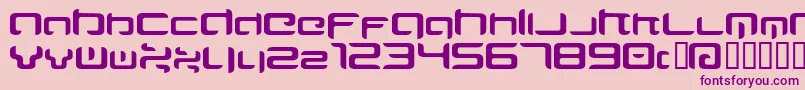 MAJIRG   Font – Purple Fonts on Pink Background