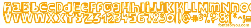 Major Snopes Font – Orange Fonts on White Background