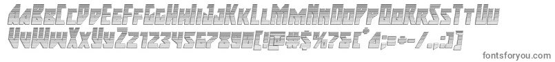フォントmajorforcechromeital – 灰色のフォント
