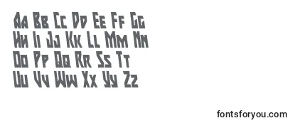 Majorforcecondleft Font
