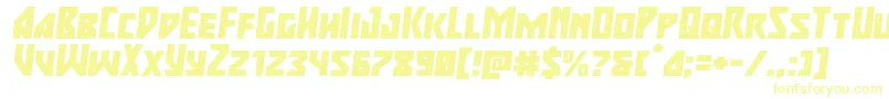 majorforceexpandital Font – Yellow Fonts