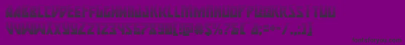 majorforcegrad Font – Black Fonts on Purple Background
