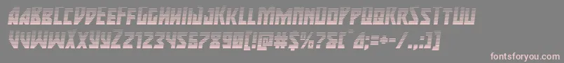 majorforcegradital Font – Pink Fonts on Gray Background