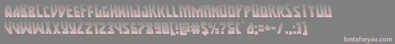 majorforcegradleft Font – Pink Fonts on Gray Background