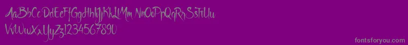 Weitere Informationen zur Godfeem-Schriftart Godfeem-Schriftart – Graue Schriften auf violettem Hintergrund