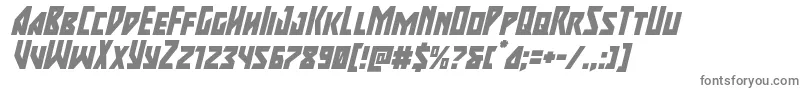 Шрифт majorforcesuperital – серые шрифты на белом фоне