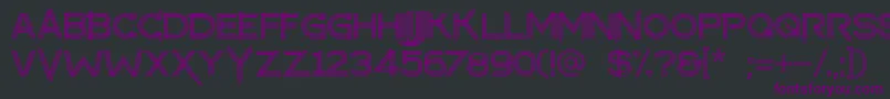 Weitere Informationen zur makayla-Schriftart makayla-Schriftart – Violette Schriften auf schwarzem Hintergrund