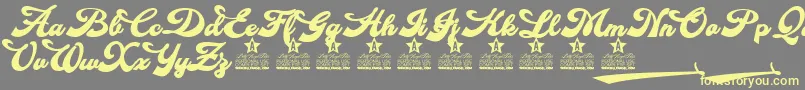 More about Makeup Personal Use Font Makeup Personal Use Font – Yellow Fonts on Gray Background