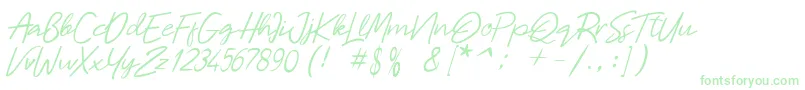 Fonte Malaya – fontes verdes