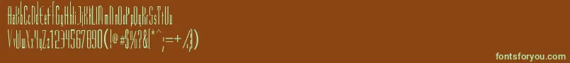 Lisätietoja Vascossk-fontista Vascossk-fontti – vihreät fontit ruskealla taustalla