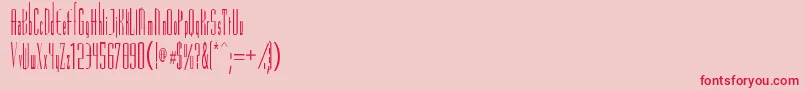 Vascossk Font – Red Fonts on Pink Background